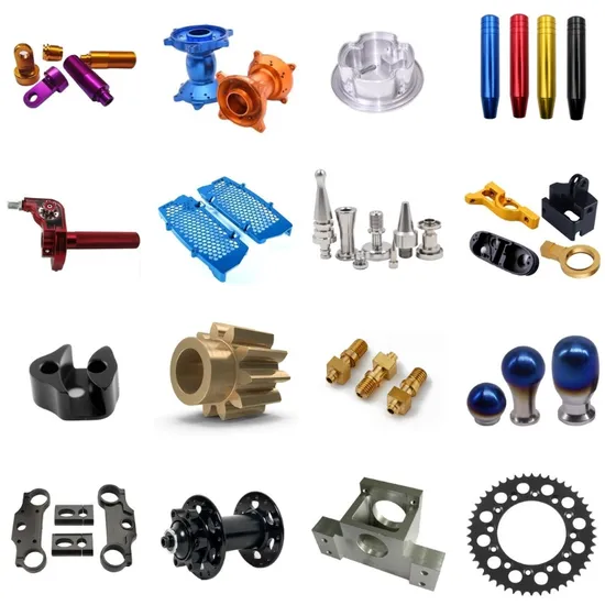 CNC que da vuelta a 7075 servicios de mecanizado de precisión de piezas de aluminio anodizado